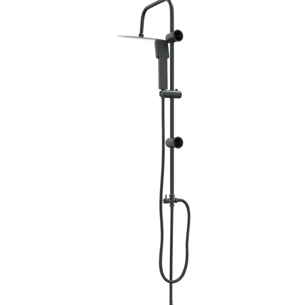 vidaXL Fontanería-Sistema de Ducha 47 x 20 x 95 cm Acero inoxidable
