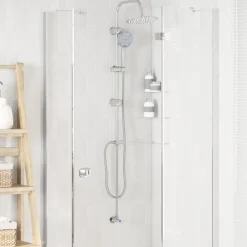 vidaXL Fontanería-Sistema de Ducha 47 x 20 x 95 cm Acero inoxidable