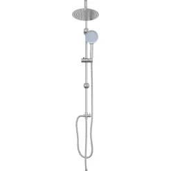 vidaXL Fontanería-Sistema de Ducha 47 x 20 x 95 cm Acero inoxidable