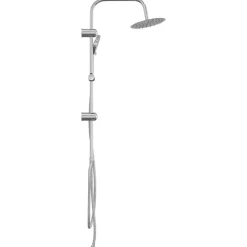 vidaXL Fontanería-Sistema de Ducha 47 x 20 x 95 cm Acero inoxidable