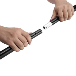 vidaXL Sistema de soporte de telón fondo fotográfico 600x300 cm Negro Outlet