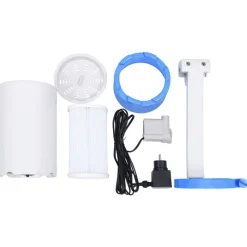 vidaXL Piscina Y Spa-Skimmer colgante piscina y bomba con adaptador plástico 16 cm