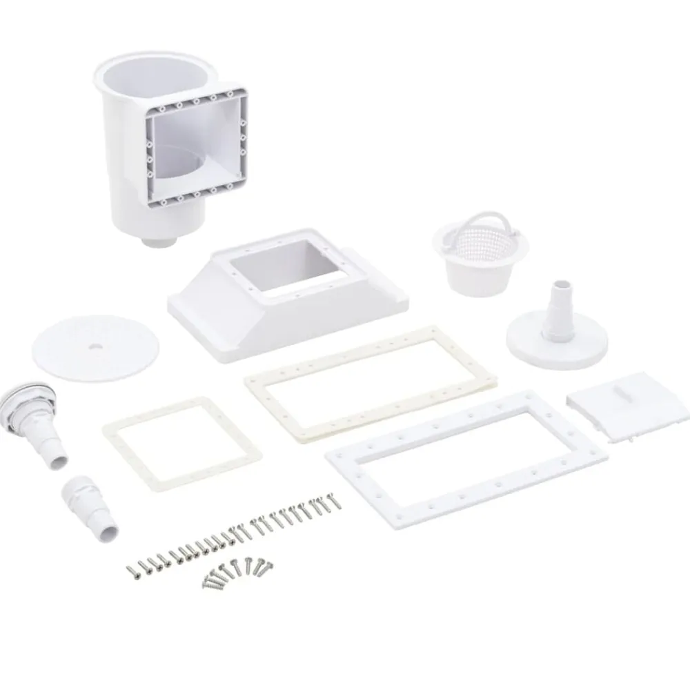 vidaXL Piscina Y Spa-Skimmer de piscina de boca ancha de 11 piezas 34,3x25x30,5 cm