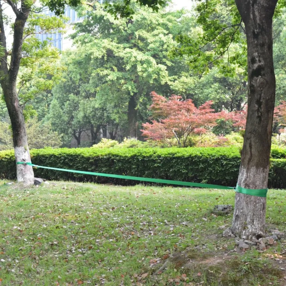 vidaXL Fitness Y Musculación-Slackline 15 m x 50 mm 150 kg