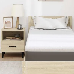 vidaXL Sobrecolchón 80 x 200 cm Tela jacquard Clearance