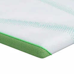 vidaXL Sobrecolchón y verde 70 x 200 cm Tela jacquard Online