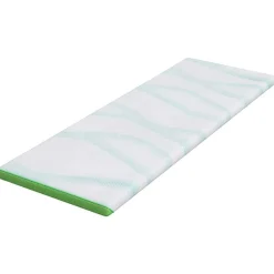 vidaXL Sobrecolchón y verde 70 x 200 cm Tela jacquard Online