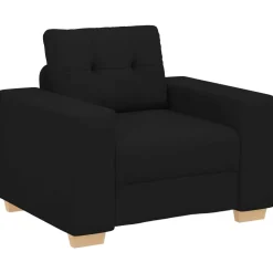 vidaXL Sofás-Sofá 3 pcs 221 x 80 x 80 cm Tejido mezcla de lino