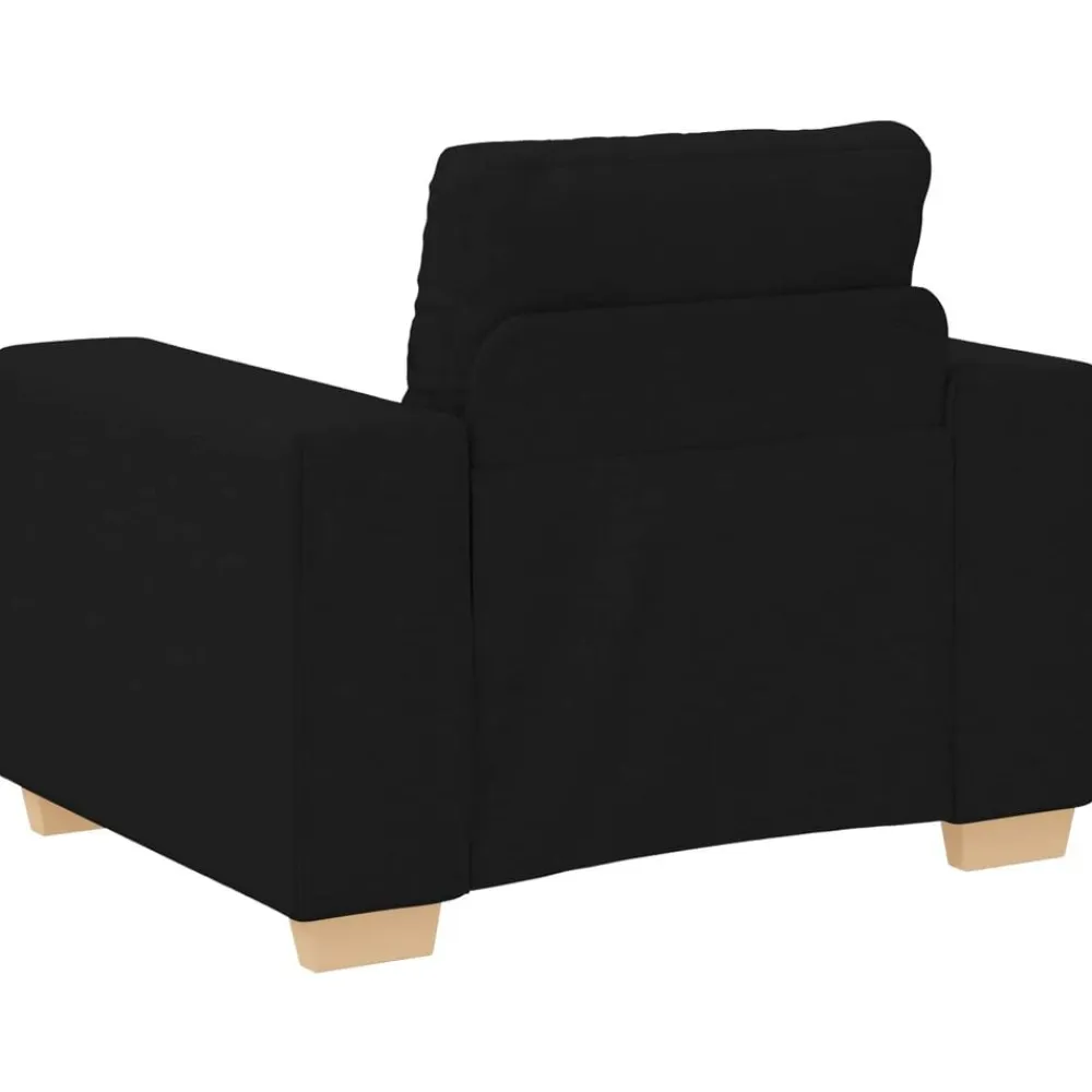 vidaXL Sofás-Sofá 3 pcs 221 x 80 x 80 cm Tejido mezcla de lino