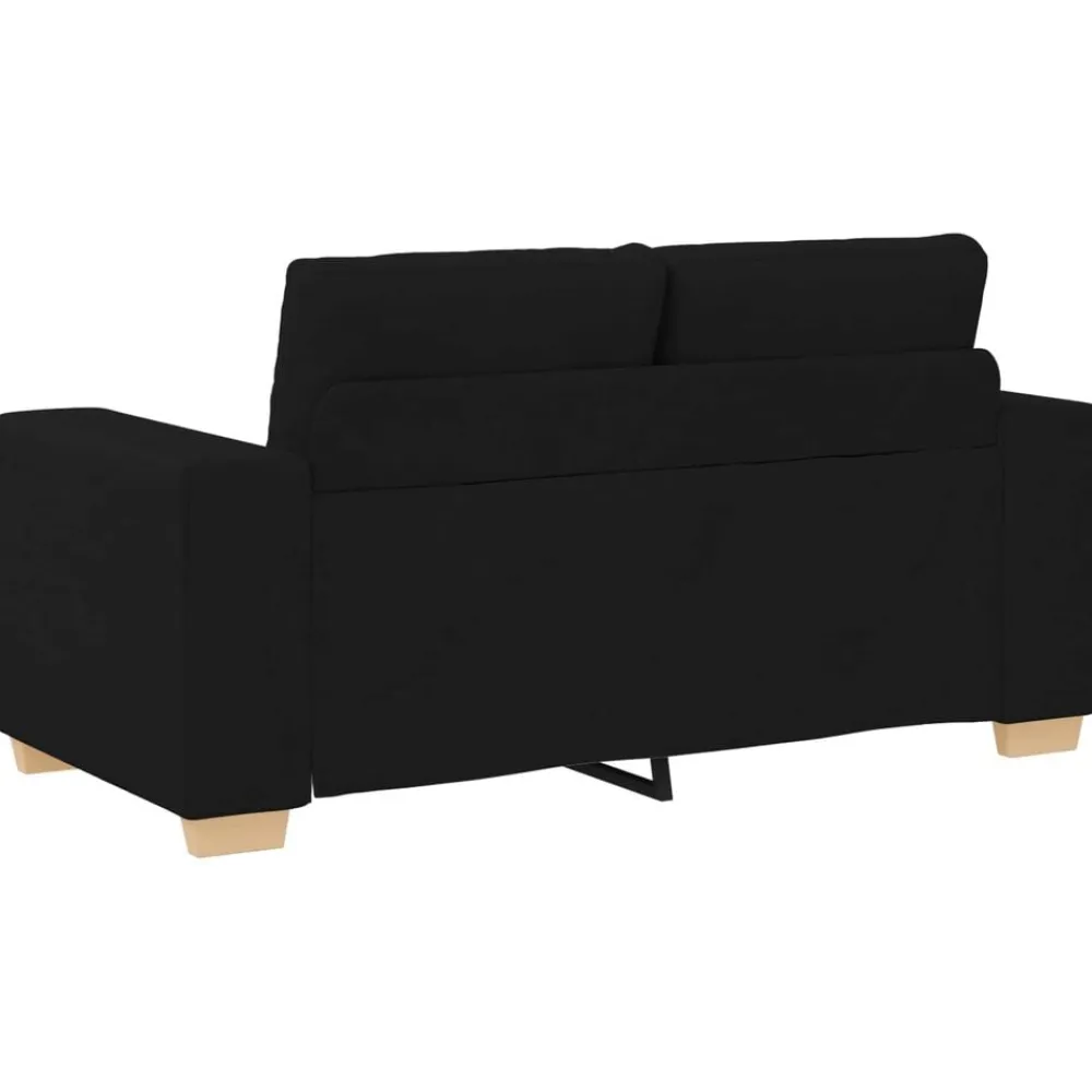 vidaXL Sofás-Sofá 3 pcs 221 x 80 x 80 cm Tejido mezcla de lino