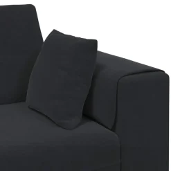 vidaXL Sofá 3 pcs 250 x 188 x 76 cm Terciopelo Negro Best