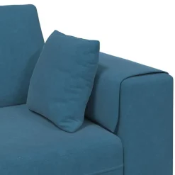 vidaXL Sofá 250 x 77 x 76 cm Terciopelo Azul Discount