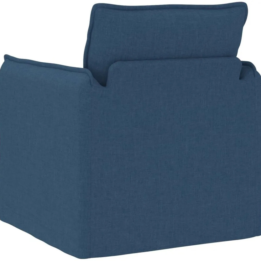 vidaXL Sofá 195 x 82 x 85 cm tela Azul