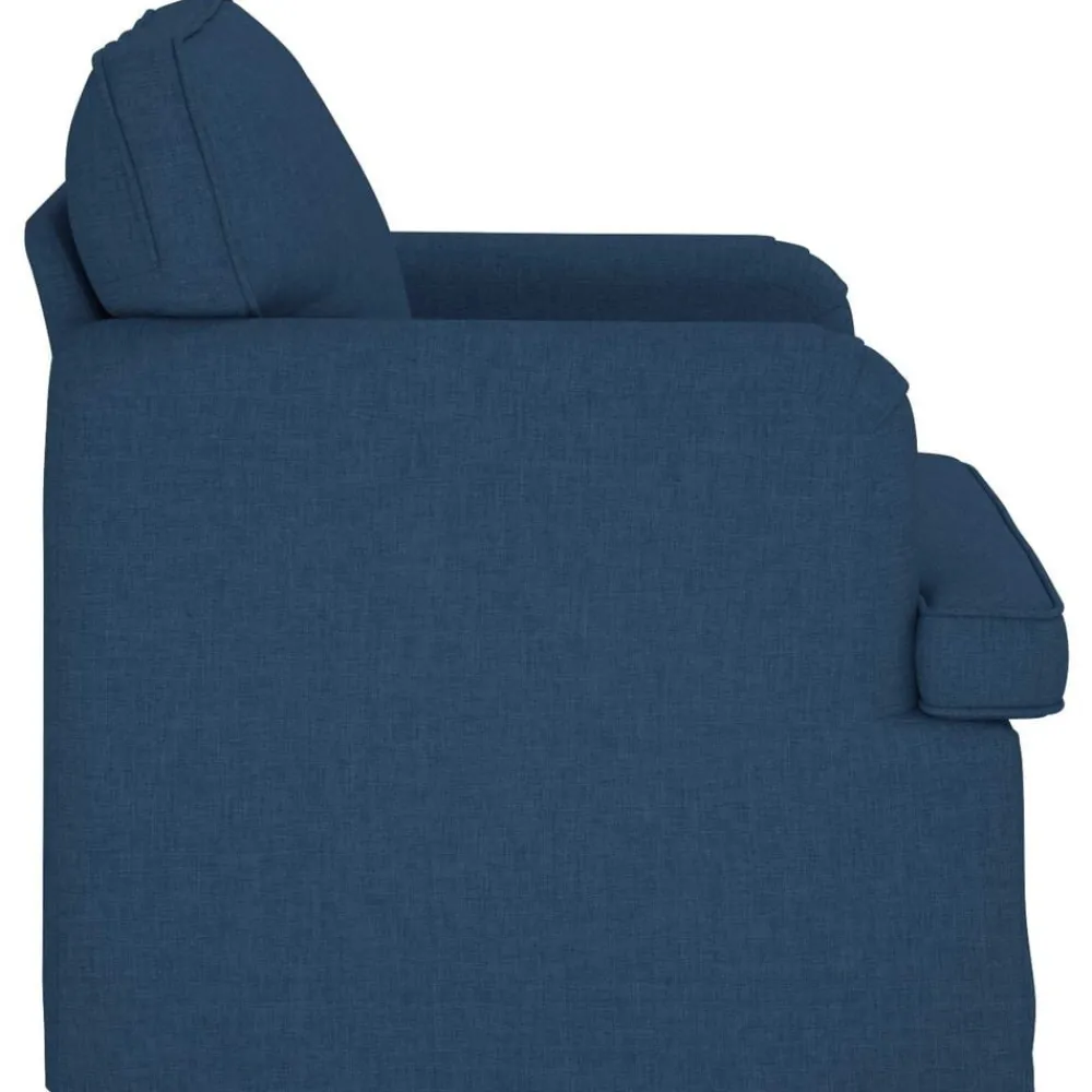 vidaXL Sofá 84 x 80 x 85 cm tela Azul Clearance