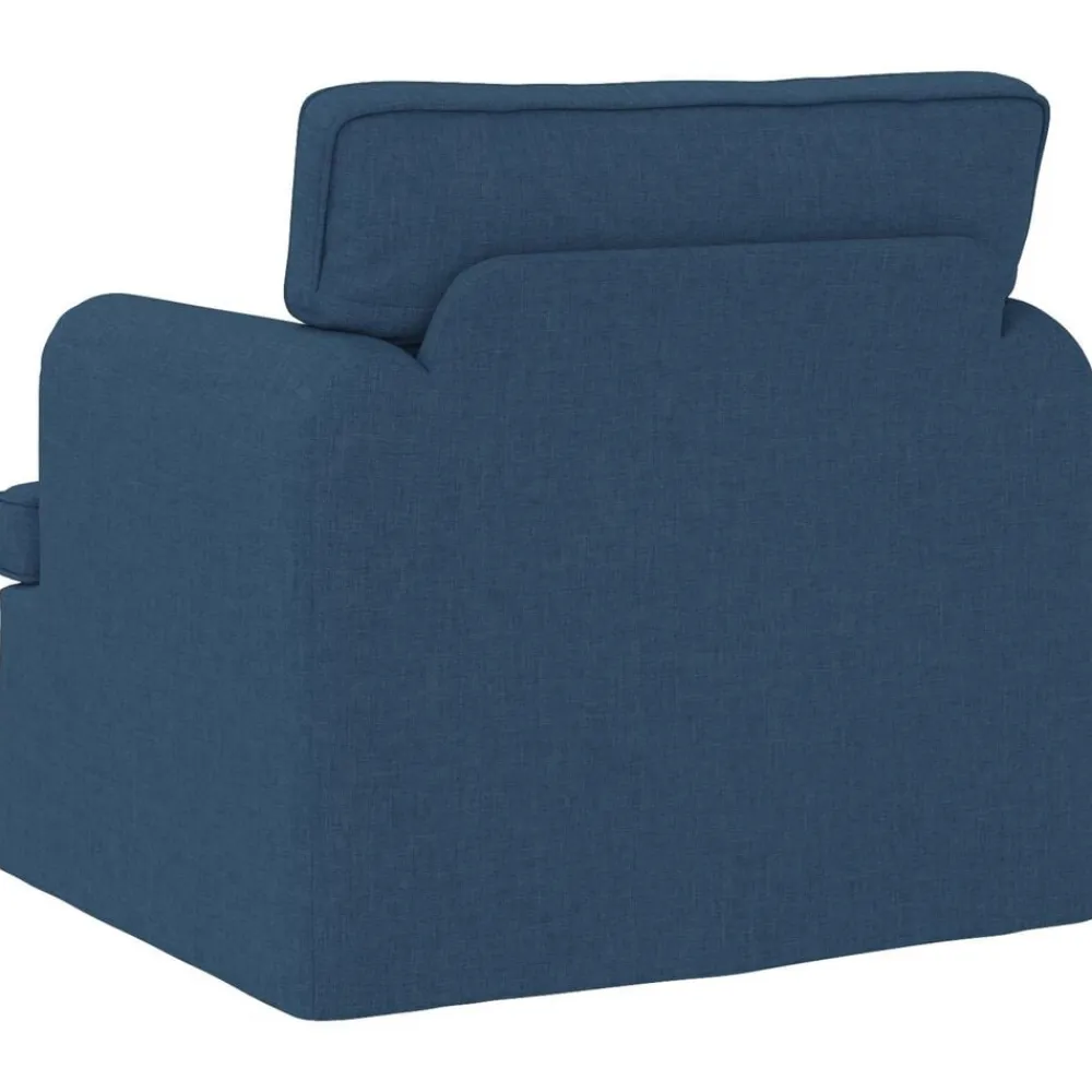 vidaXL Sofá 84 x 80 x 85 cm tela Azul Clearance