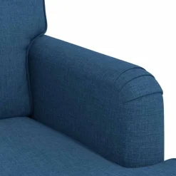 vidaXL Sofá 84 x 80 x 85 cm tela Azul Clearance