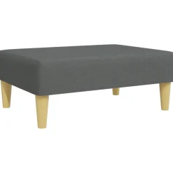 vidaXL Sofás-Sofá cama 2 plazas y almohadas taburete terciopelo