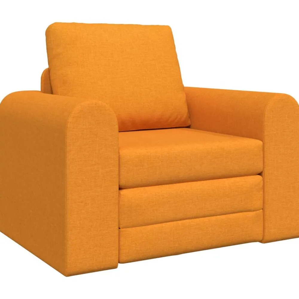 vidaXL Sofá cama 98 x 71 x 83 cm tela Amarillo oscuro Best