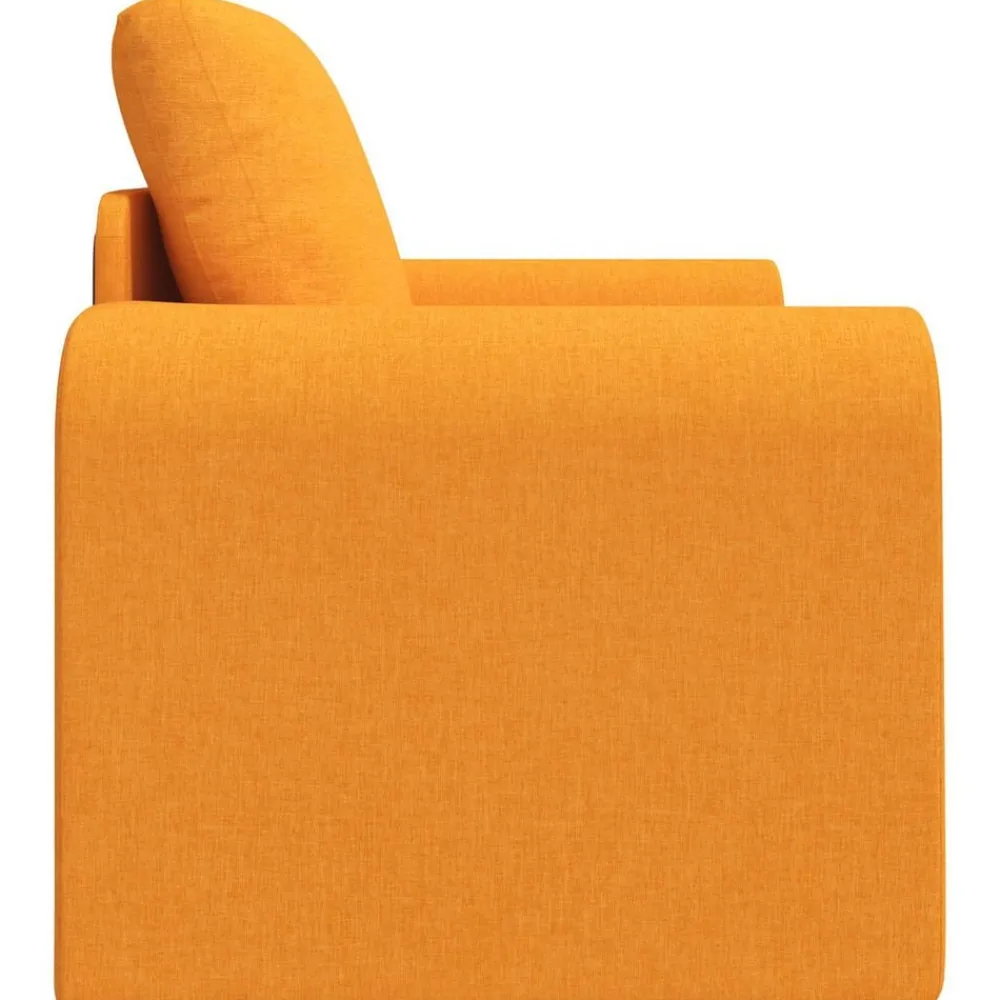 vidaXL Sofá cama 98 x 71 x 83 cm tela Amarillo oscuro Best