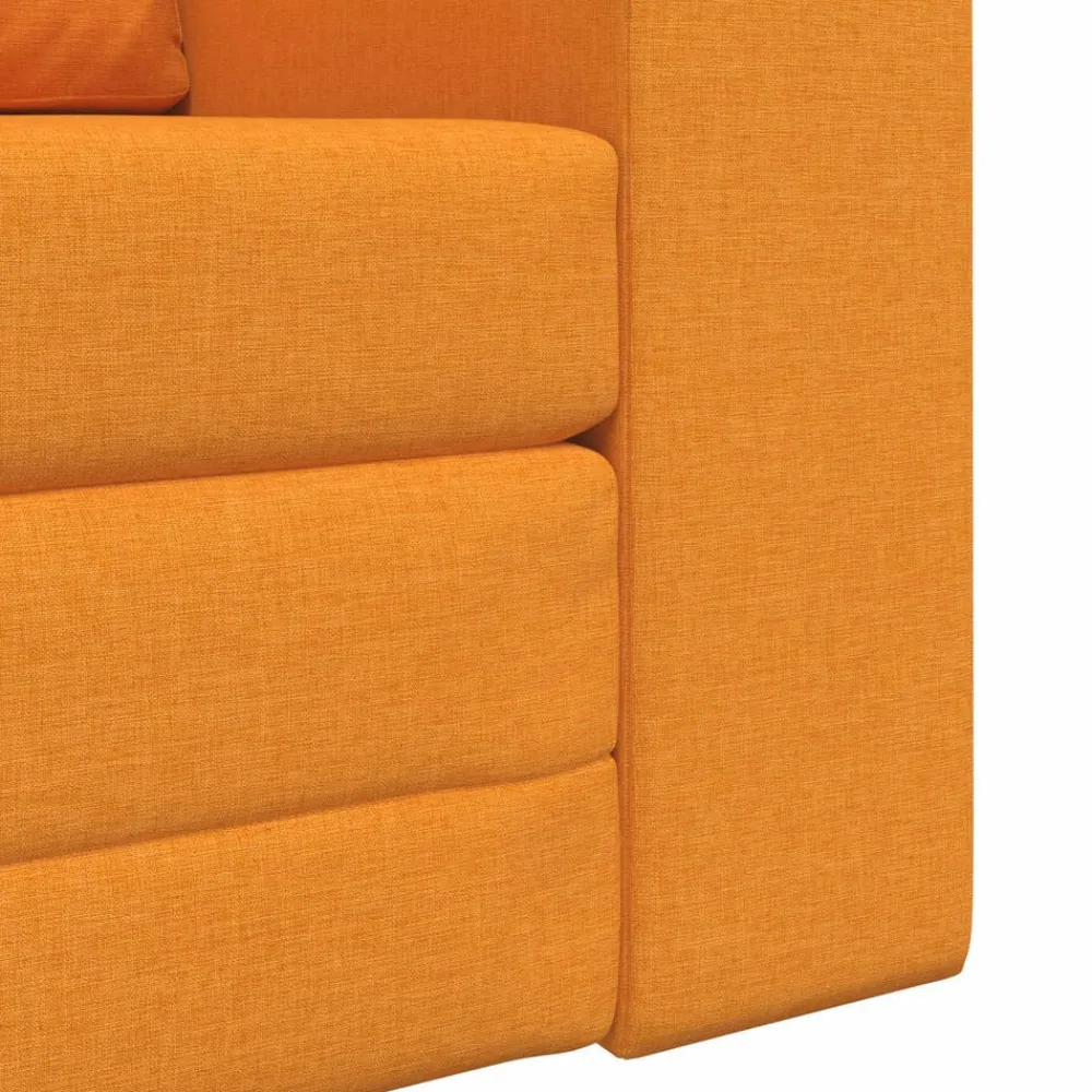 vidaXL Sofá cama 98 x 71 x 83 cm tela Amarillo oscuro Best