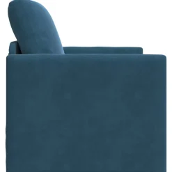 vidaXL Sofá cama 74 x 77 x 81 cm Terciopelo Azul