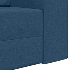 vidaXL Sofá cama marino 245 x 78 x 77 cm tela Azul