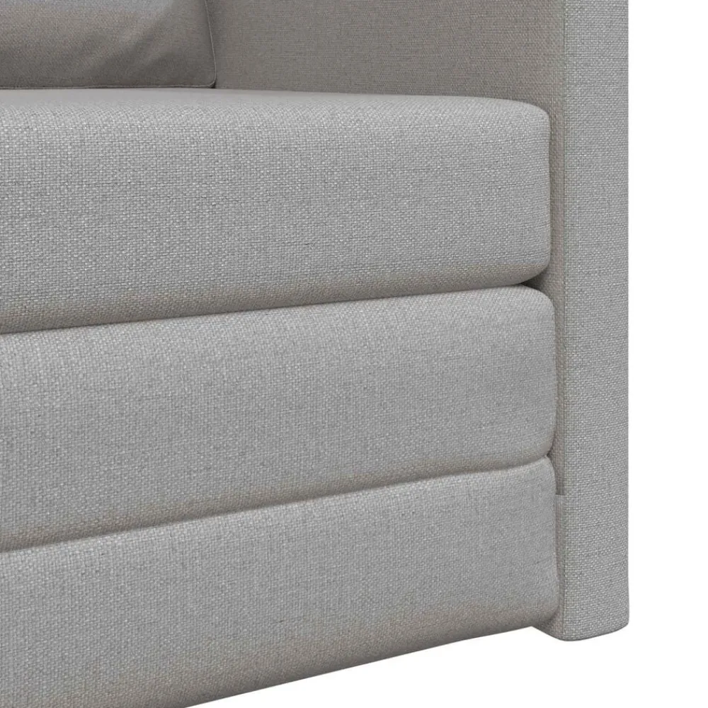 vidaXL Sofás-Sofá cama 60cm tela