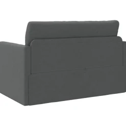 vidaXL Sofá cama 110cm tela Gris oscuro Online
