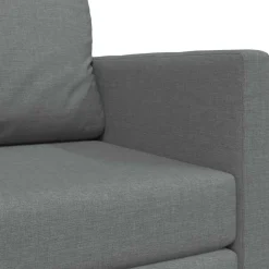 vidaXL Sofá cama 110cm tela Gris oscuro Online