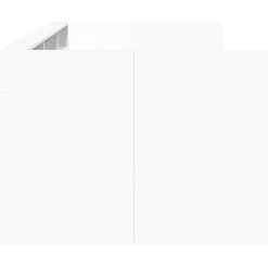 vidaXL Sofá cama con cajones sin colchón 100x200 cm Blanco Sale