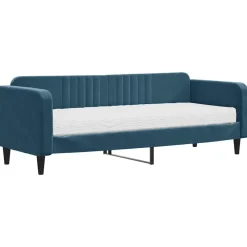 vidaXL Camas Y Accesorios-Sofá cama con colchón terciopelo 80x200 cm