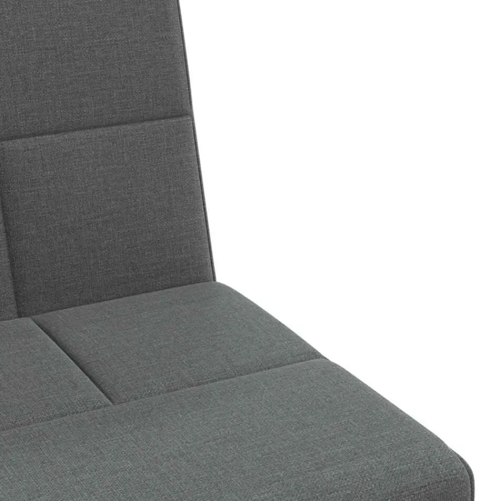 vidaXL Sofás-Sofá cama con portavasos tela