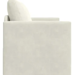 vidaXL Sofá cama 124 x 71 x 78 cm Terciopelo Crema Clearance