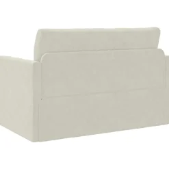vidaXL Sofá cama 124 x 71 x 78 cm Terciopelo Crema Clearance