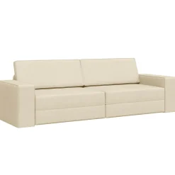 vidaXL Sofás-Sofá cama 245 x 78 x 77 cm tela