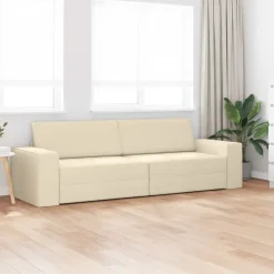 vidaXL Sofás-Sofá cama 245 x 78 x 77 cm tela