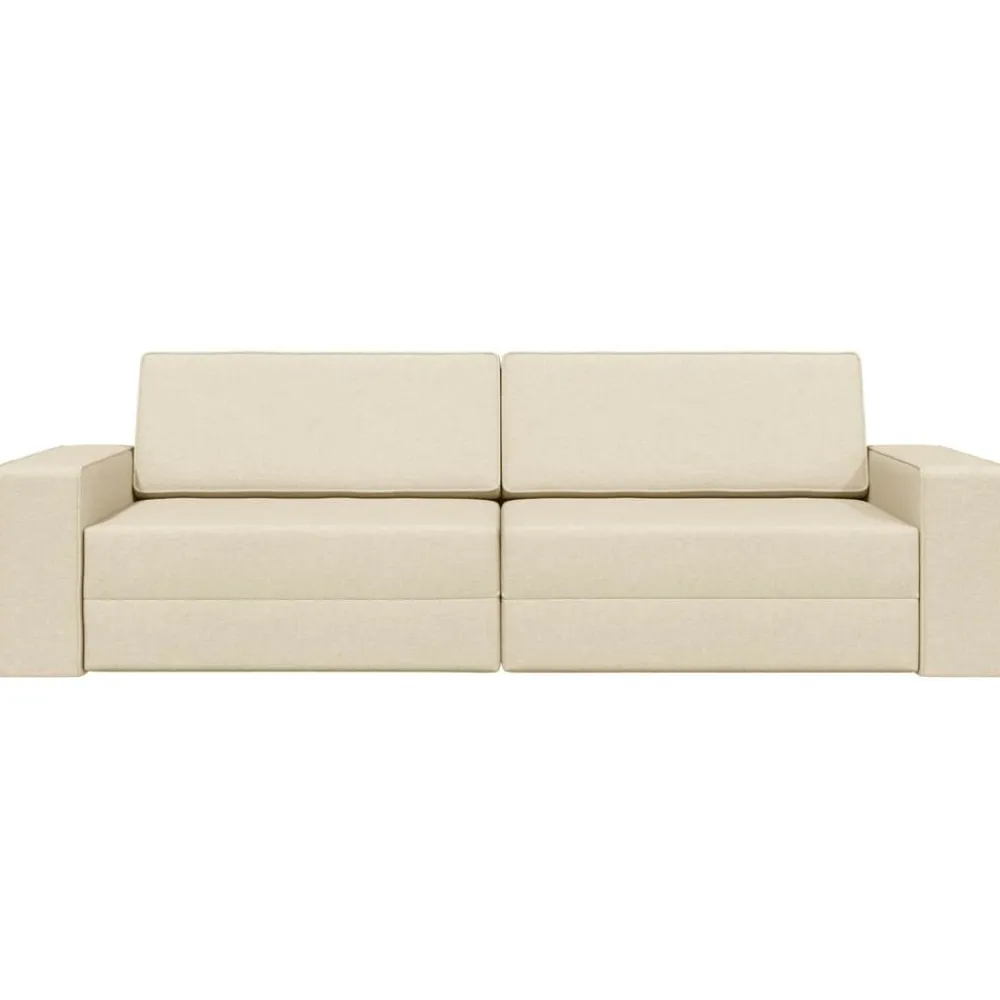 vidaXL Sofás-Sofá cama 245 x 78 x 77 cm tela
