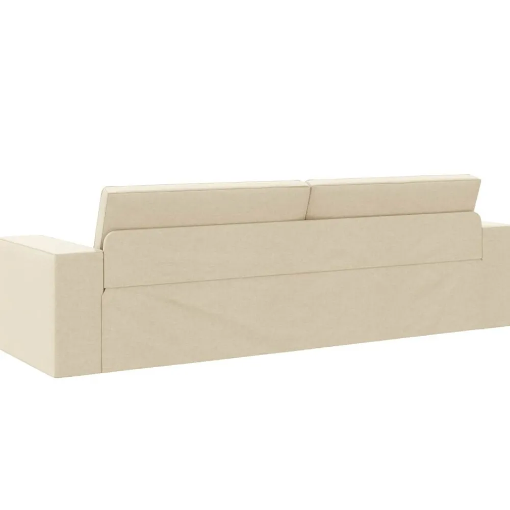 vidaXL Sofás-Sofá cama 245 x 78 x 77 cm tela