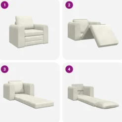 vidaXL Sofás-Sofá cama 98 x 71 x 83 cm Terciopelo