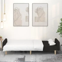 vidaXL Sofás-Sofá cama de 2 plazas tela