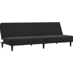 vidaXL Sofás-Sofá cama de 2 plazas terciopelo