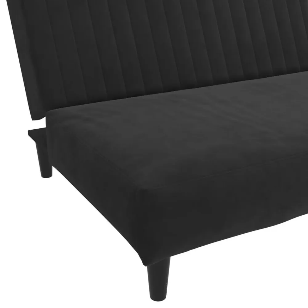 vidaXL Sofás-Sofá cama de 2 plazas terciopelo