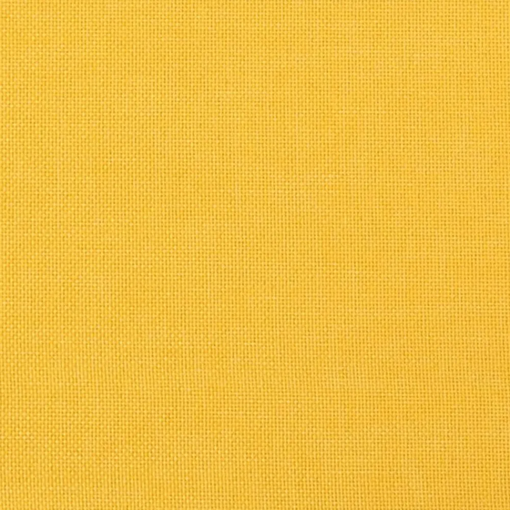 vidaXL Sofá cama de 2 plazas tela Amarillo