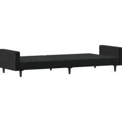 vidaXL Sofás-Sofá cama de 2 plazas terciopelo