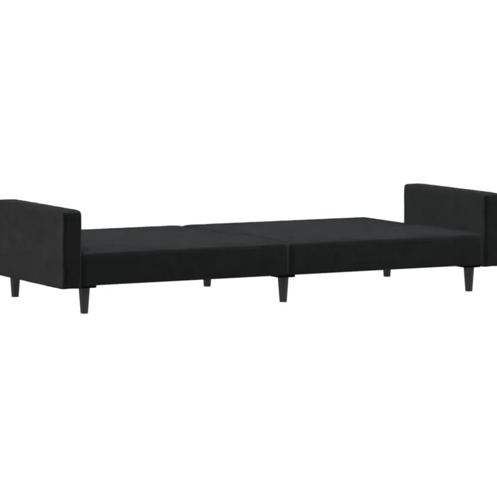 vidaXL Sofás-Sofá cama de 2 plazas terciopelo