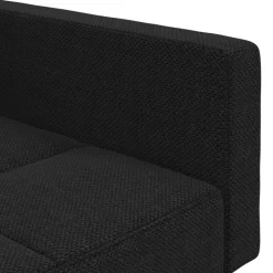 vidaXL Sofás-Sofá cama de 2 plazas con dos almohadas tela