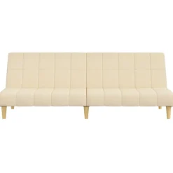 vidaXL Sofás-Sofá cama de 2 plazas tela color