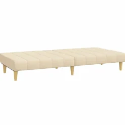 vidaXL Sofás-Sofá cama de 2 plazas tela color