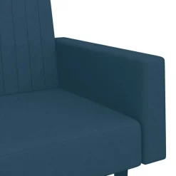 vidaXL Sofá cama de 2 plazas terciopelo Azul Online