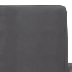 vidaXL Sofá cama de niños 2 plazas felpa suave gris Antracita Outlet